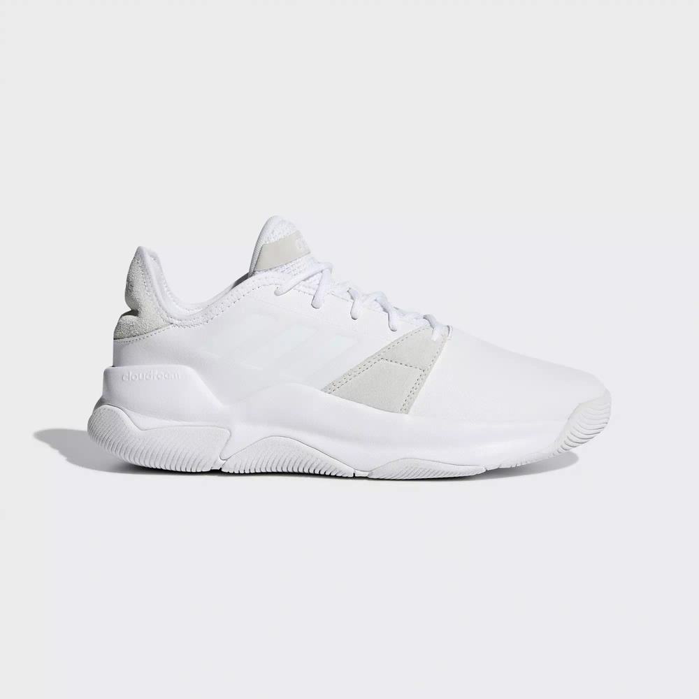 Adidas Streetflow Tenis De Basketball Blancos Para Hombre (MX-88805)